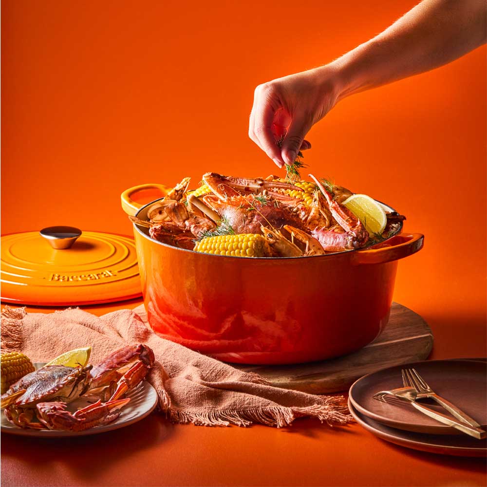 Baccarat Le Connoisseur Cast Iron Round French Oven 29cm 6.3L