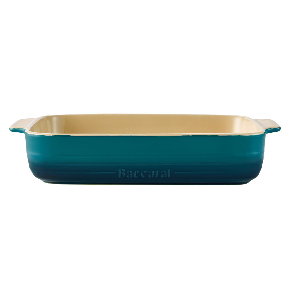 Baccarat Le Connoisseur Stoneware Lasagne Baking Dish 38cm Lagoon Blue at Baccarat