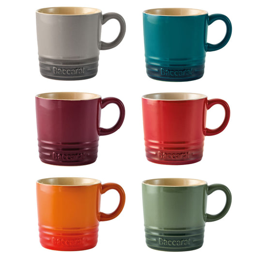 Baccarat Le Connoisseur Set of 6 Stoneware Mugs 350ml - Limited Edition at Baccarat