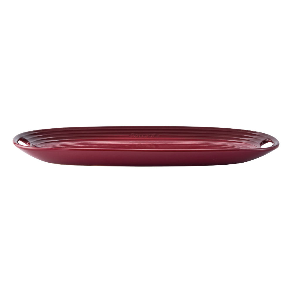 Baccarat Le Connoisseur Oval Platter 40cm Merlot - Limited Edition