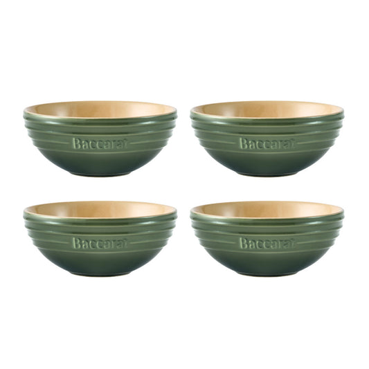 Baccarat Le Connoisseur Set of 4 Bowls 12cm Sage Green at Baccarat