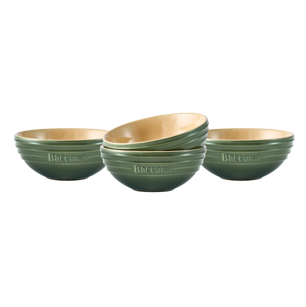 Baccarat Le Connoisseur Set of 4 Bowls 12cm Sage Green at Baccarat