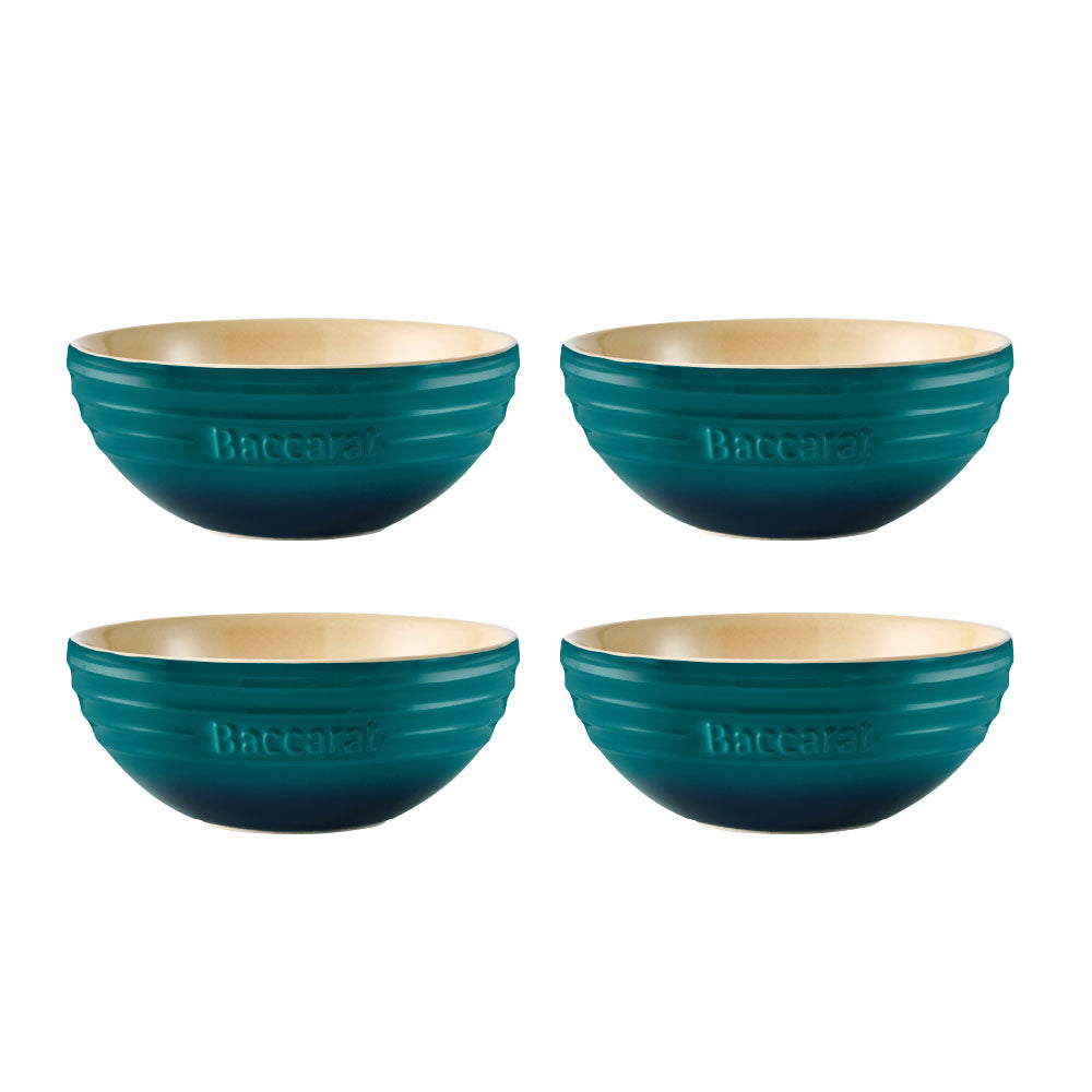 Baccarat Le Connoisseur Set of 4 Bowls 12cm Lagoon Blue at Baccarat