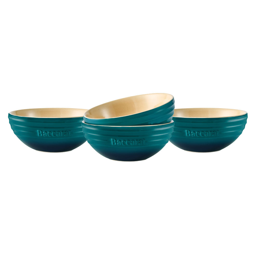 Baccarat Le Connoisseur Set of 4 Bowls 12cm Lagoon Blue at Baccarat