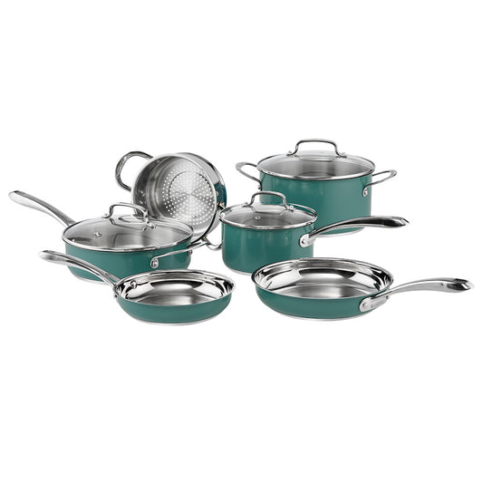 Baccarat SIGNATURE 6 Piece Cookware Set Forest Green at Baccarat