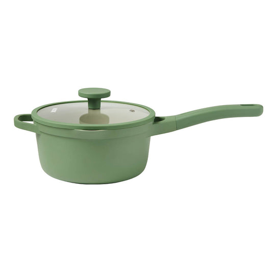 NOOK by Baccarat Saucepan with Lid 20cm Sage