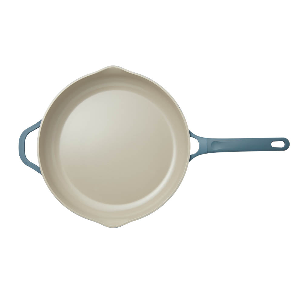NOOK by Baccarat Frypan with Helper Handle 32cm Denim