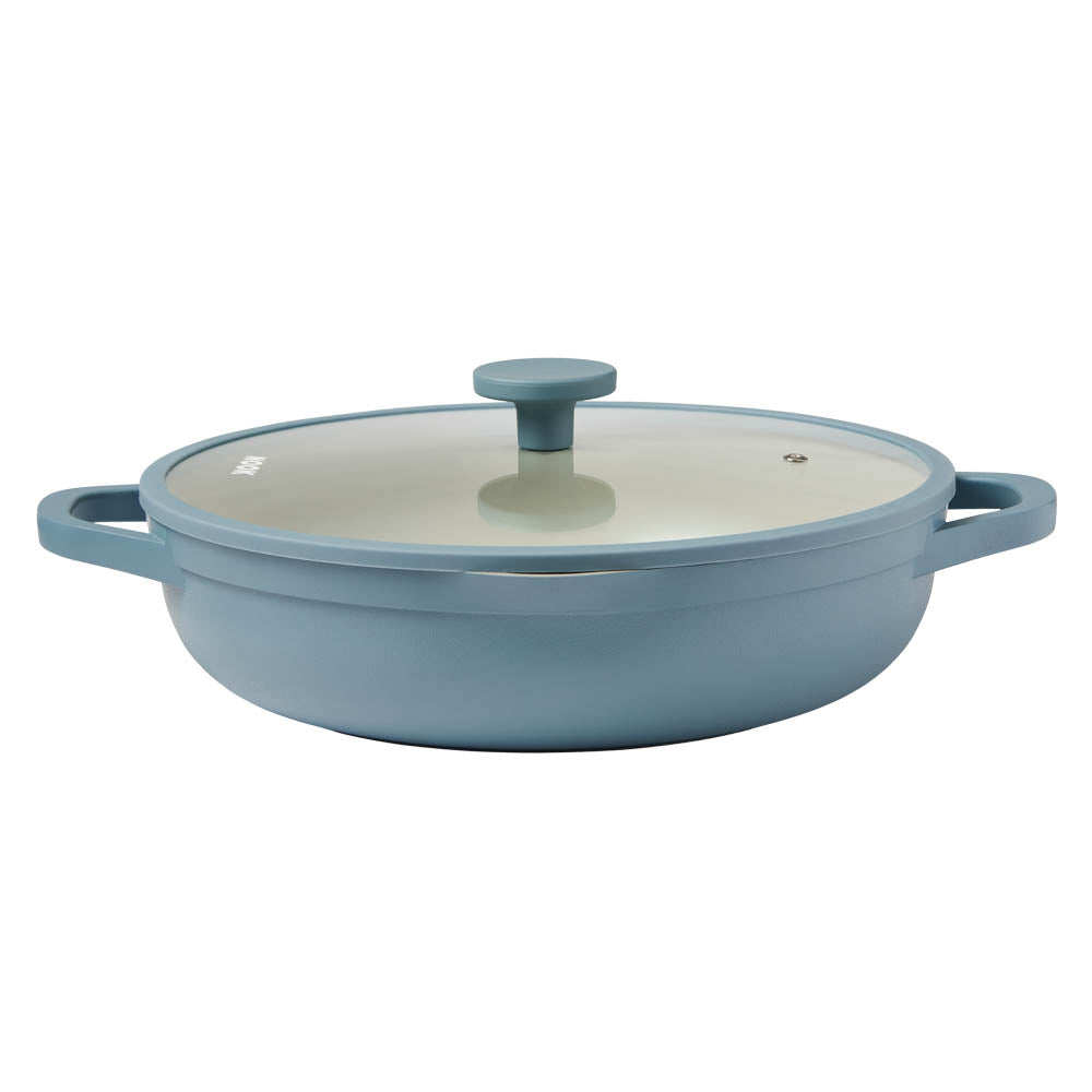 NOOK by Baccarat Saute Pan with Lid 30cm Denim