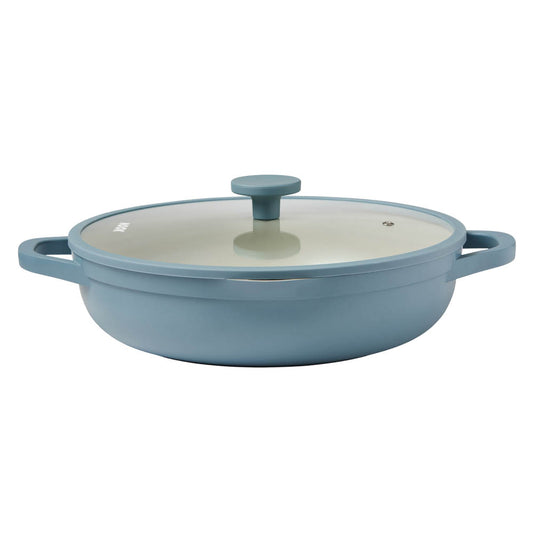 NOOK by Baccarat Saute Pan with Lid 30cm Denim