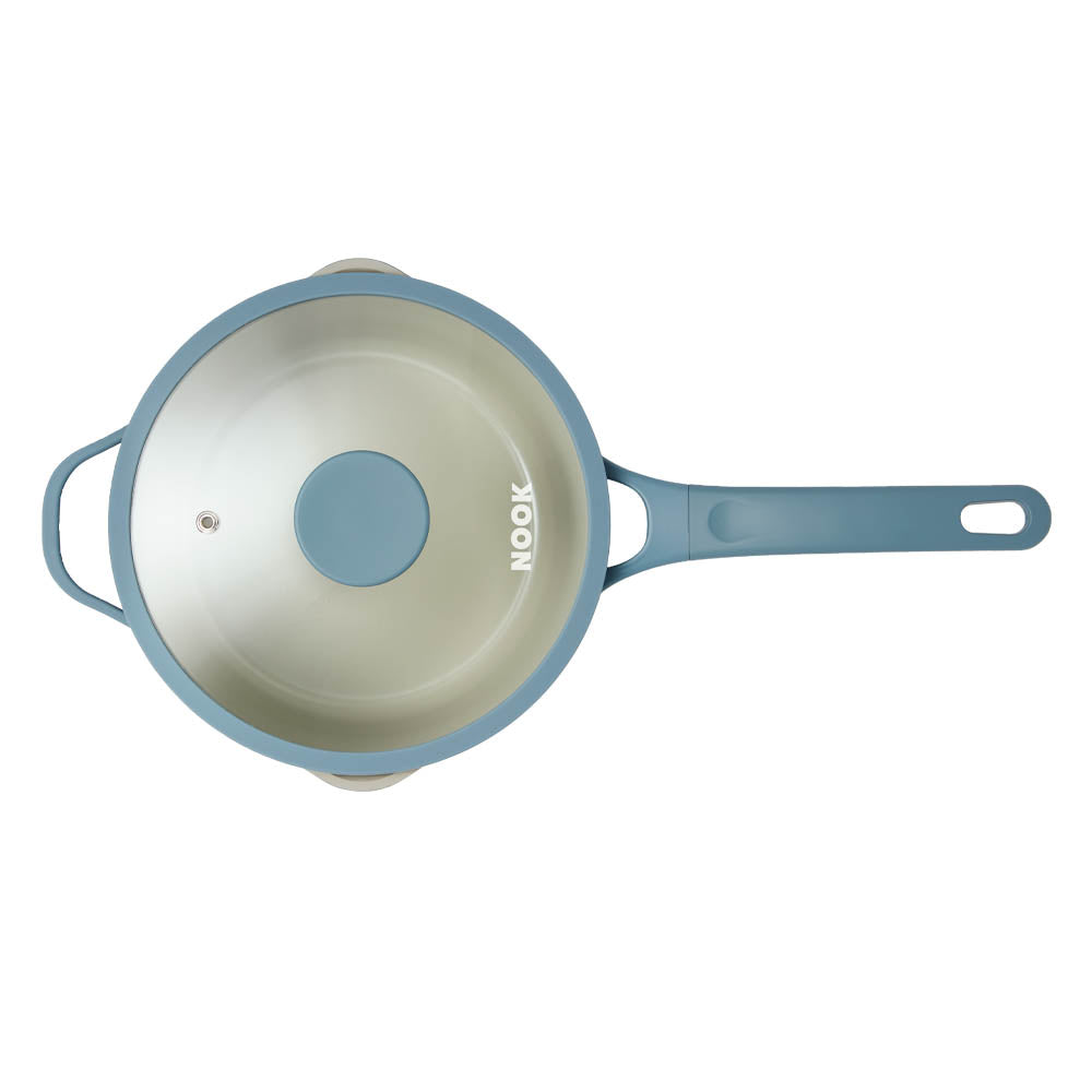 NOOK by Baccarat Saucepan with Lid 20cm Denim