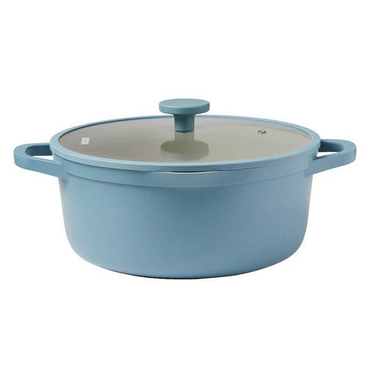 NOOK by Baccarat Casserole with Lid 28cm Denim