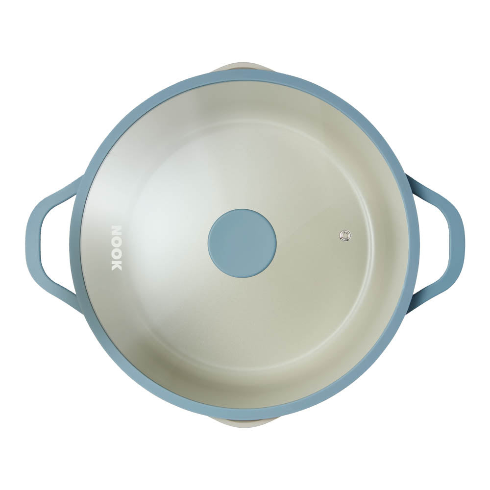 NOOK by Baccarat Casserole with Lid 28cm Denim