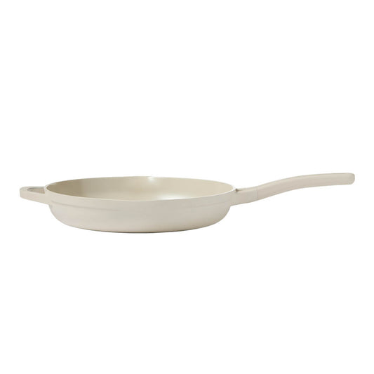 NOOK by Baccarat Frypan with Helper Handle 32cm Cream
