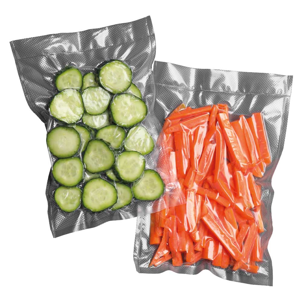 vacuum sealed cucumbers and carrots - Baccarat