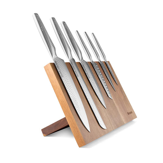 Baccarat Universal Magnetic Knife Block Acacia