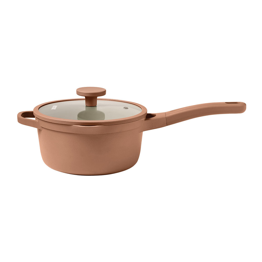 NOOK by Baccarat Saucepan With Lid 20cm Terracotta