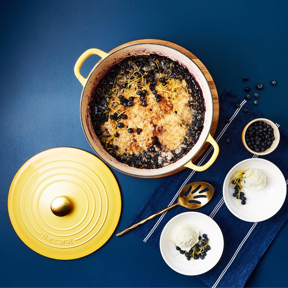 Baccarat Le Connoisseur Cast Iron Round French Oven 29cm 6.3L Honey