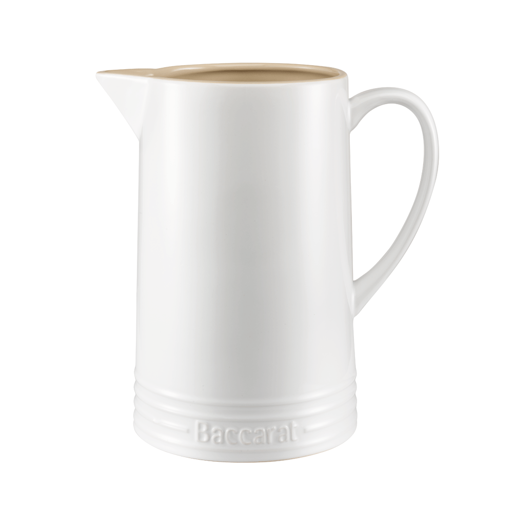 Baccarat Le Connoisseur Stoneware Jug 1.5L White