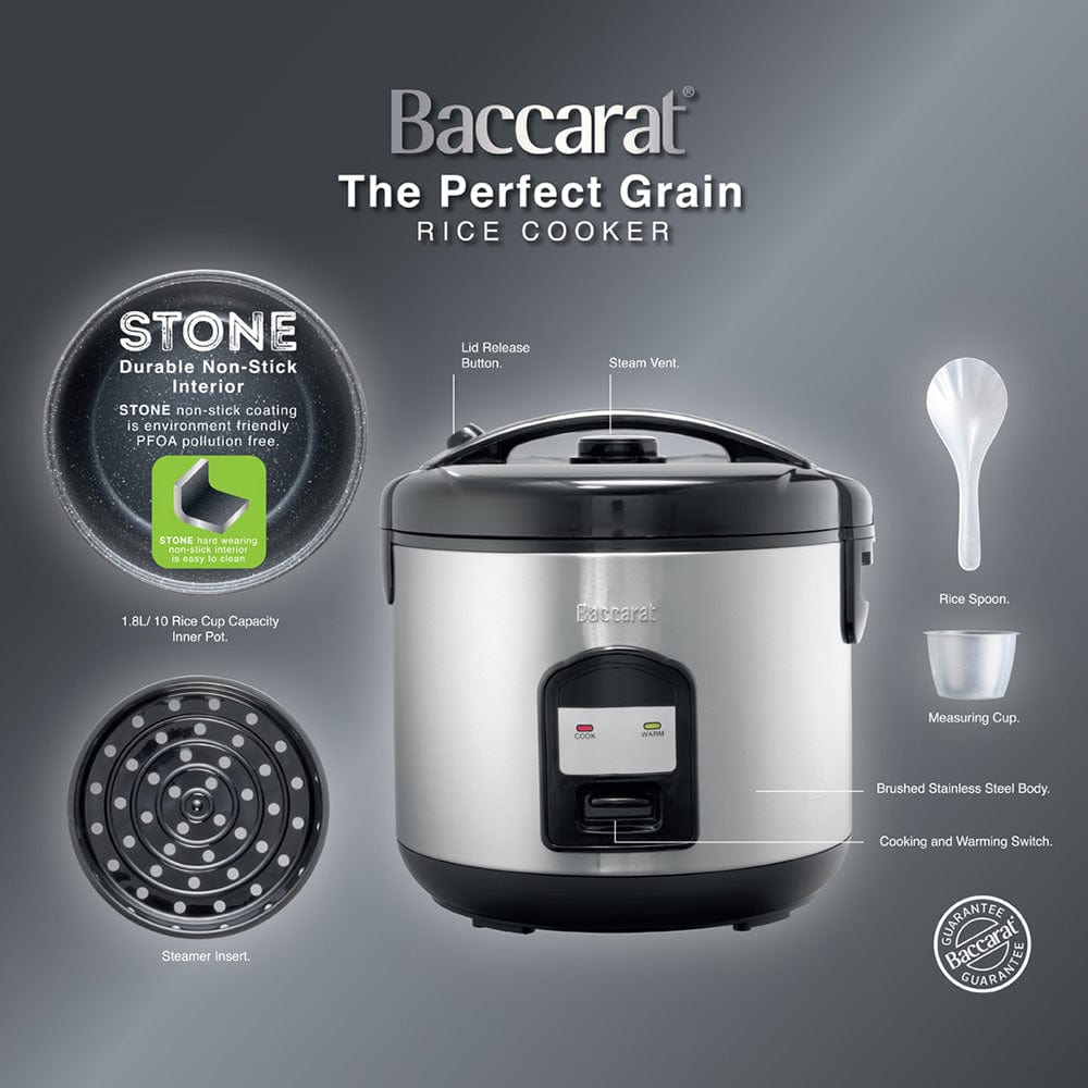 Baccarat The Perfect Grain 1.8L Rice Cooker