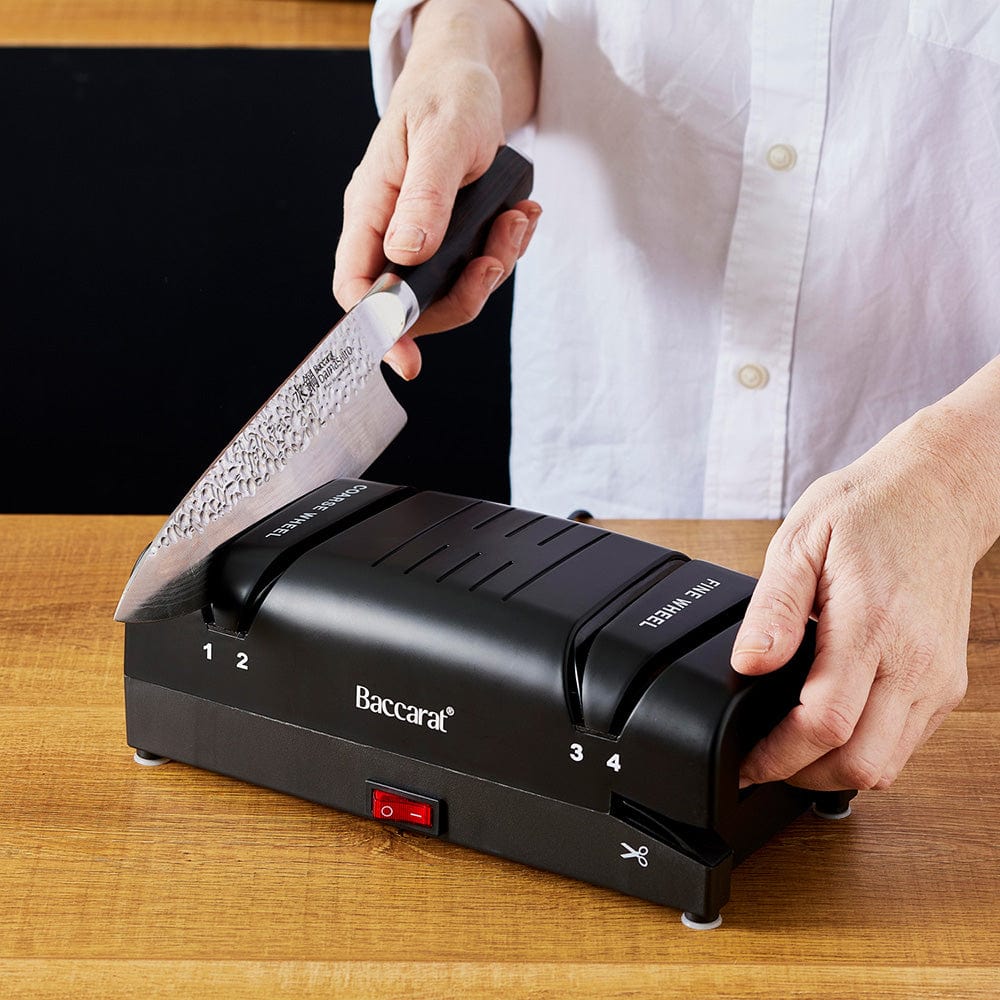 Baccarat The Precision Edge Electric Knife Sharpener Black