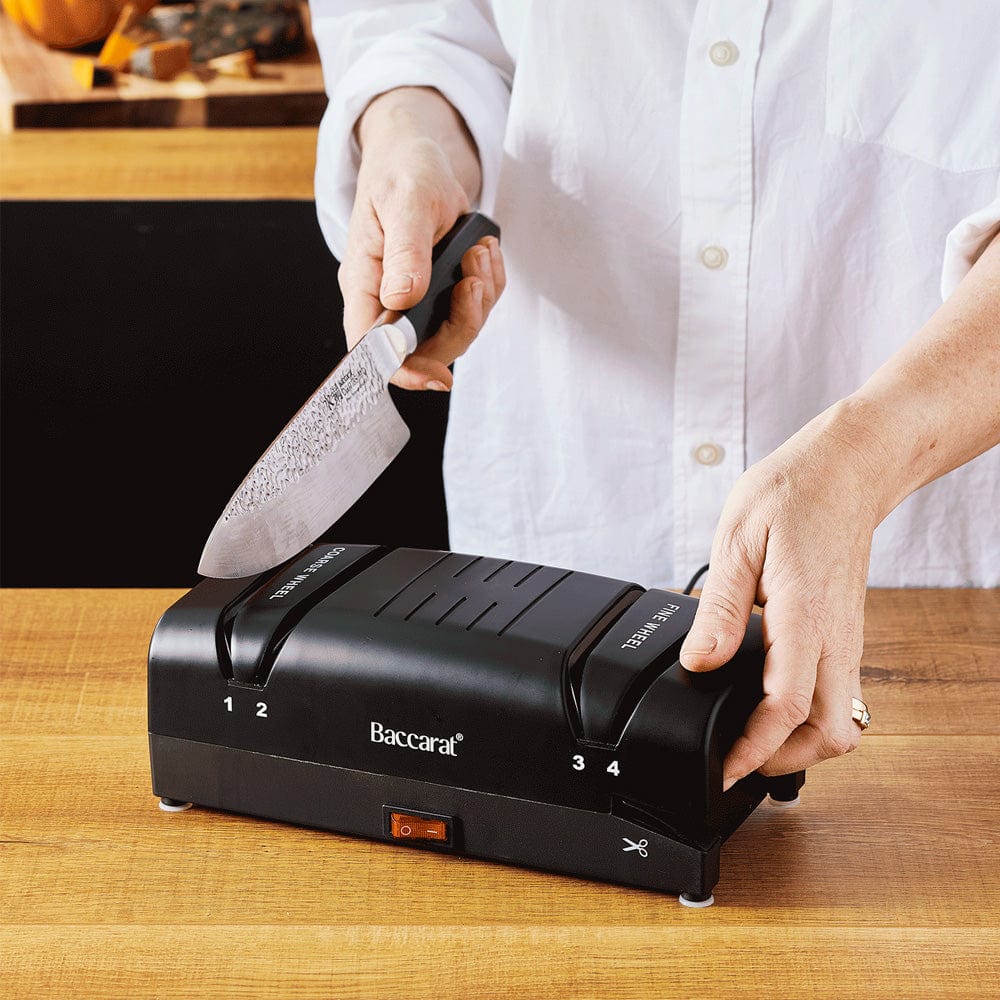 Baccarat The Precision Edge Electric Knife Sharpener Black