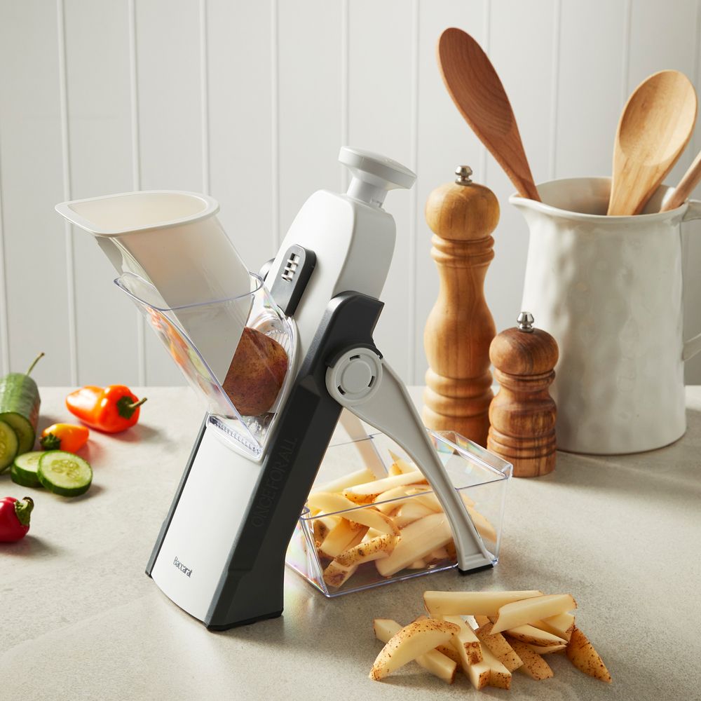 Baccarat Prepare Stand Up Mandoline Slicer 35.5cm x 15cm x 13cm White & Grey